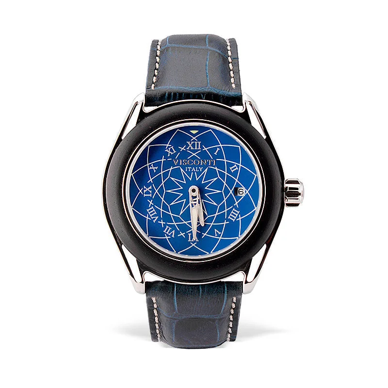 Men's Swiss New Year's Eve Edition-Visconti Watch Lava Evolution 42mm Blue KW13-13