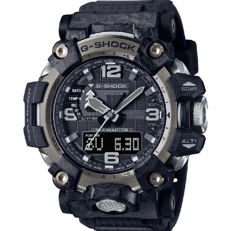 Men's Dive Watches with Multiple Timekeeping Features -G-Shock GWG2000-1A1 Master of G Mudmaster Men's Dive Watches with Multiple Timekeeping Features -G-Shock GWG2000-1A1 Master of G Mudmaster