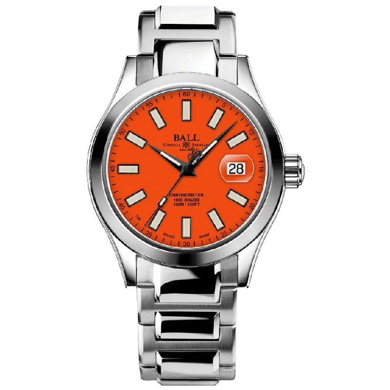 Men's Swiss Luxury Edition-Ball Engineer III Marvelight Chronometer Men's Silver Watch NM9026C-S39CJ-OR Men's Swiss Luxury Edition-Ball Engineer III Marvelight Chronometer Men's Silver Watch NM9026C-S39CJ-OR