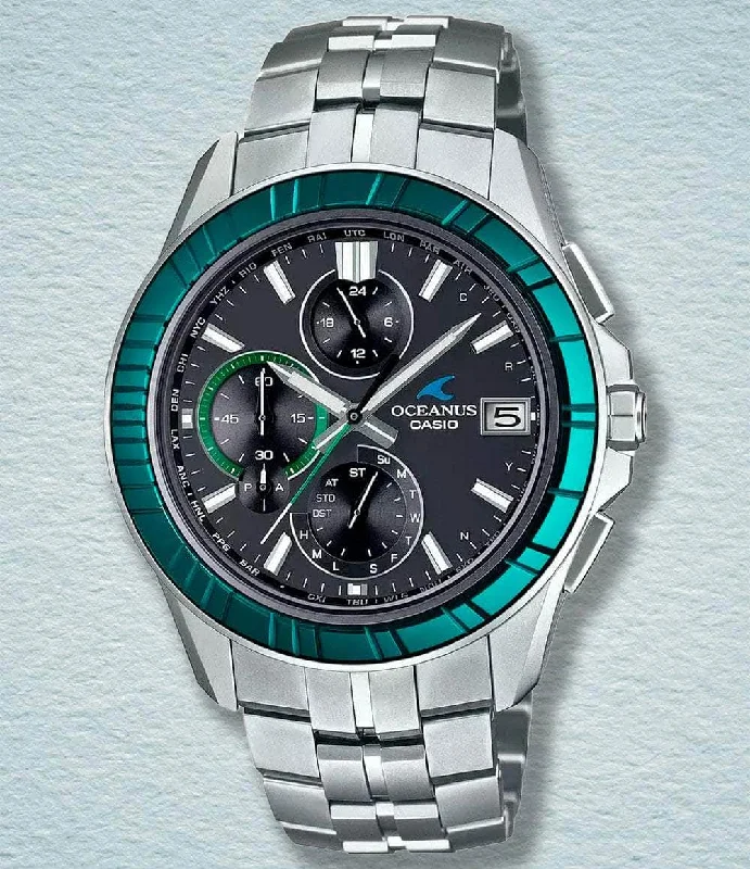 Men's Chronograph Watches for Casual Wear -Oceanus 20th Anniversary OCW-S7000SG-3AJR