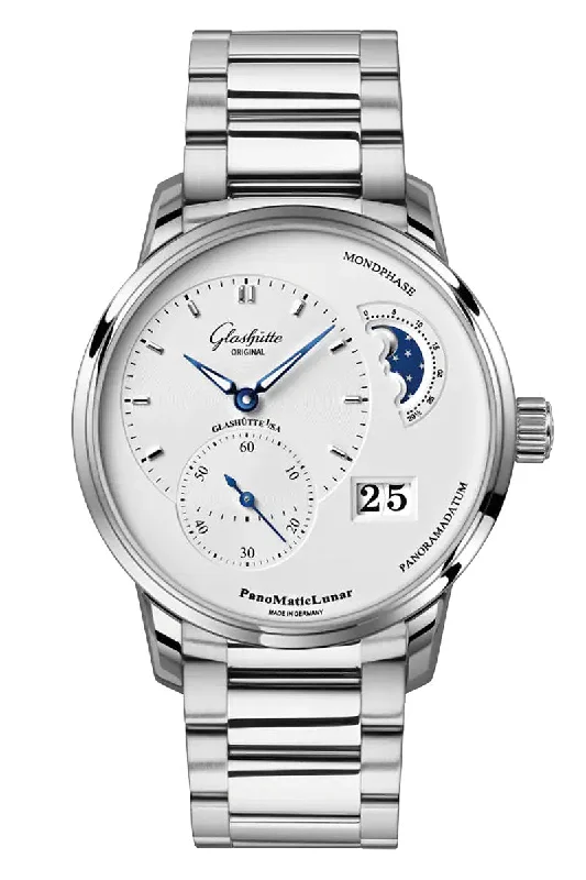 Men's International Brand Design Dress Watches-Glashütte Original PanoMaticLunar 1-90-02-42-32-71