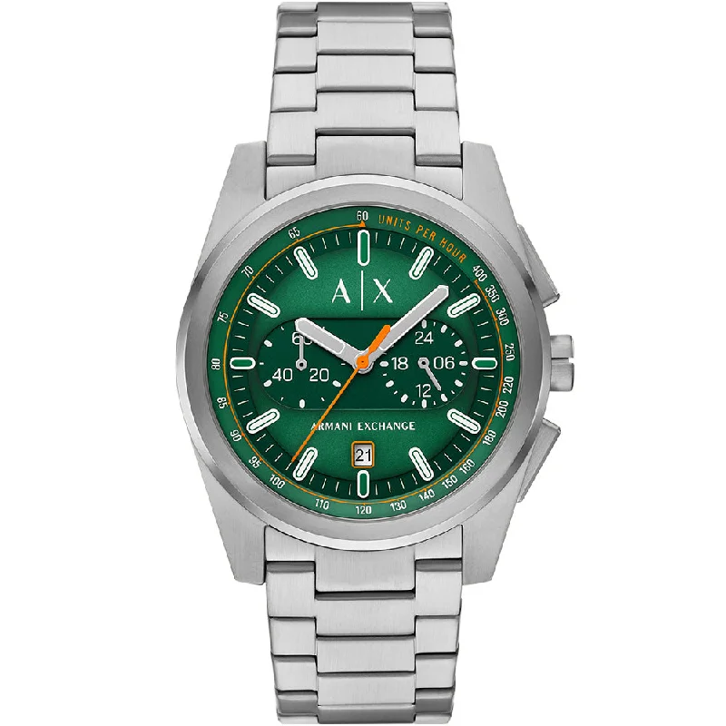 Men's Chronograph Watches with Date -Armani Exchange Parker AX2862 Chronograph