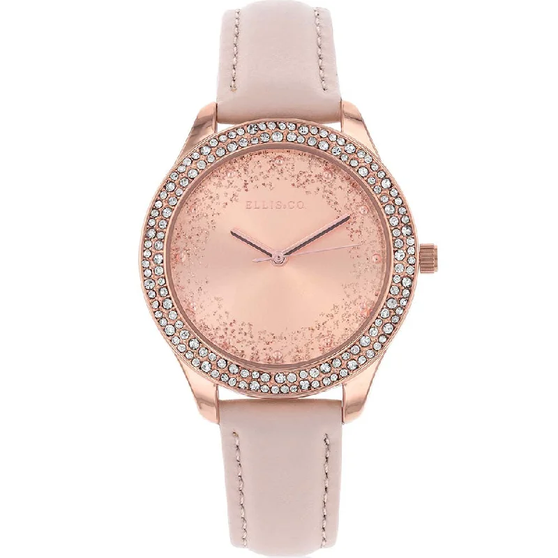 Men's Round Case Digital Watches-Ellis & Co Eva Glitz