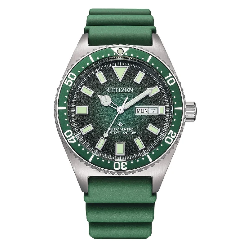 Men's Thin Case Style Sports Watches-Orologio Citizen Promaster diver's NY0121-09X verde automatico Men's Thin Case Style Sports Watches-Orologio Citizen Promaster diver's NY0121-09X verde automatico