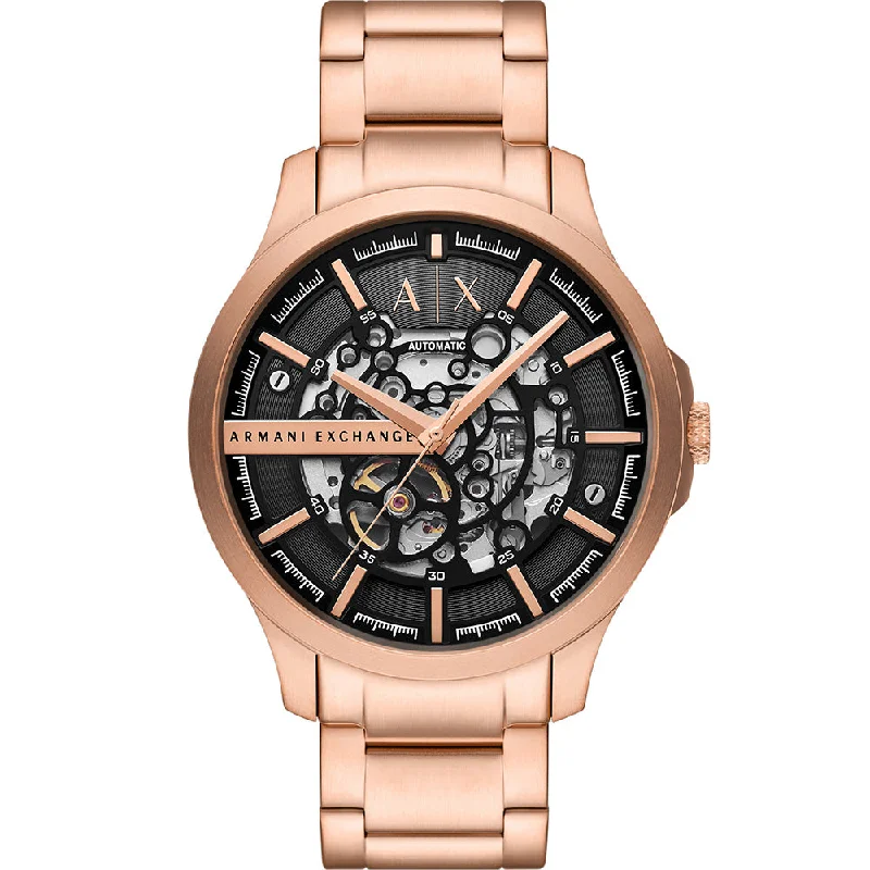 Men's Mechanical Watch Designer Style-Armani Exchange Hampton AX2456 Automatic