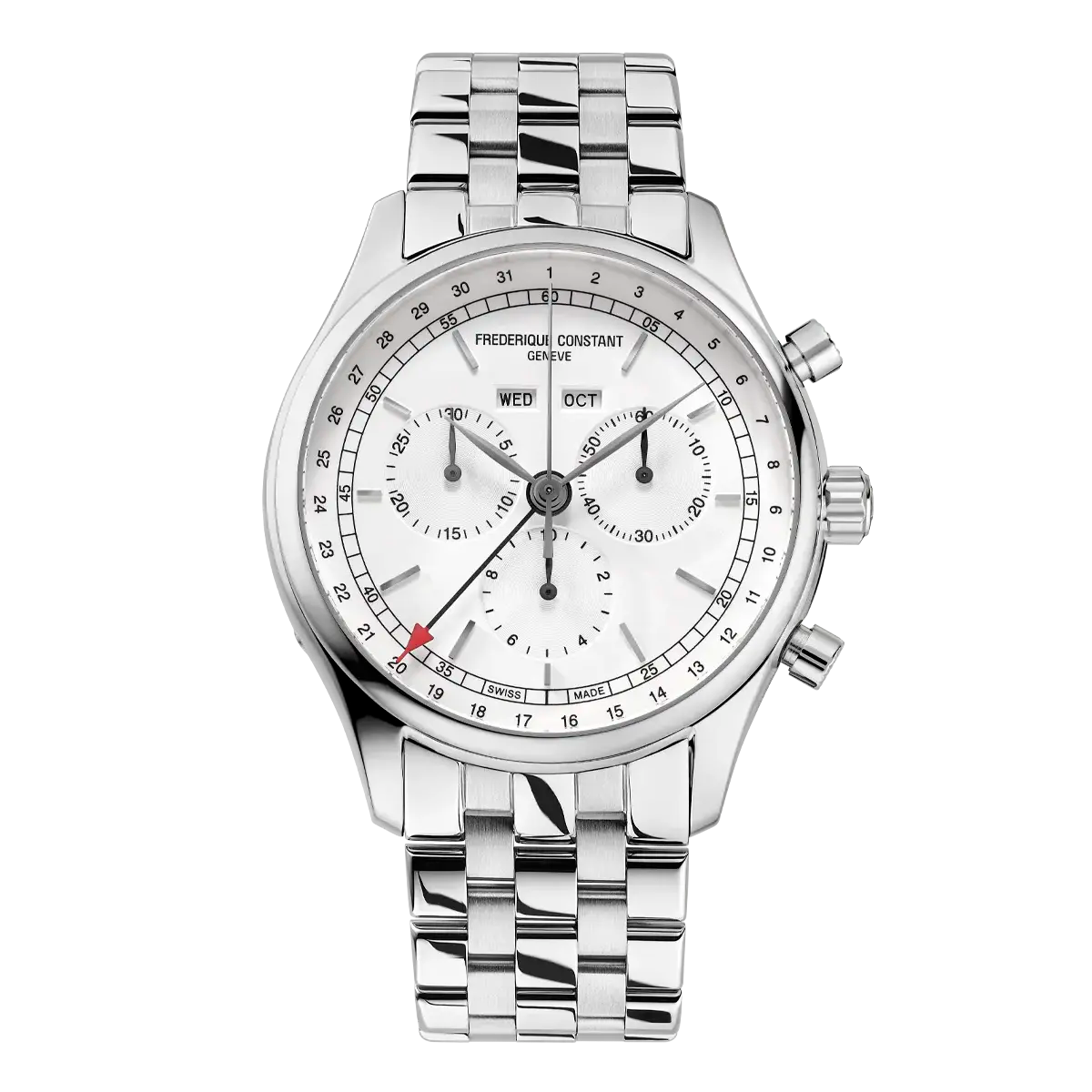 Men's Birthday Style Men's Watches-Frederique Constant Classics Men's Silver Watch FC-296SW5B6B