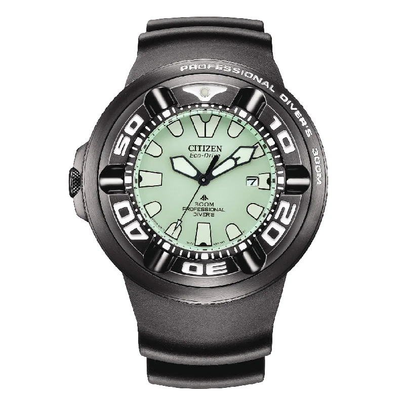 Men's Medium Size Sports Watches-Orologio Citizen BJ8055-04X Promaster Ecozilla 300mt full lume