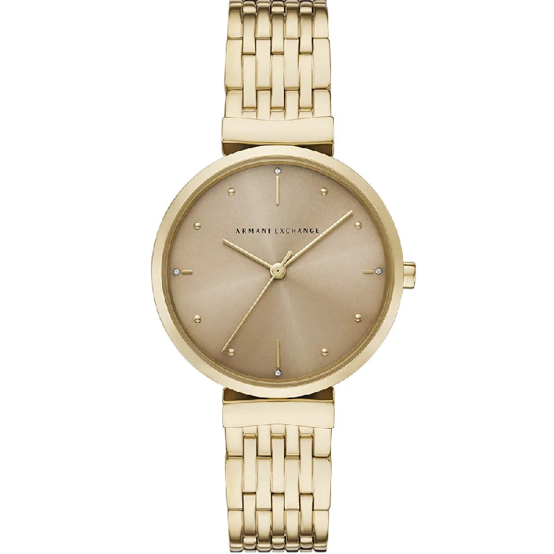 Women's Eco-Drive Dress Watches-Armani Exchange Zoe AX5916