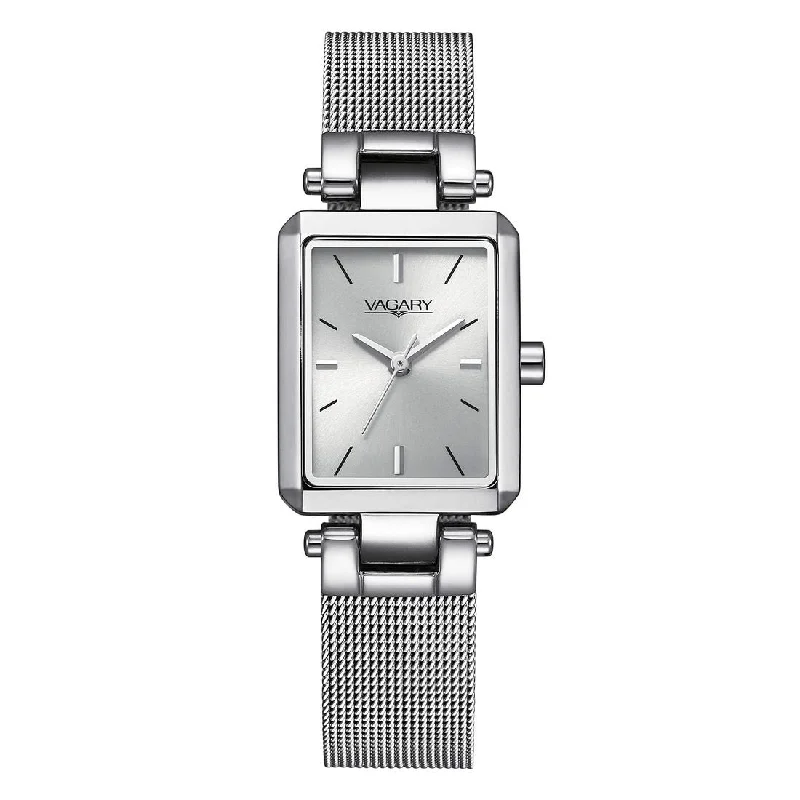 Women's Mechanical Watch New Year's Eve Edition-Orologio Vagary Flair da donna silver in acciaio IK7-911-11