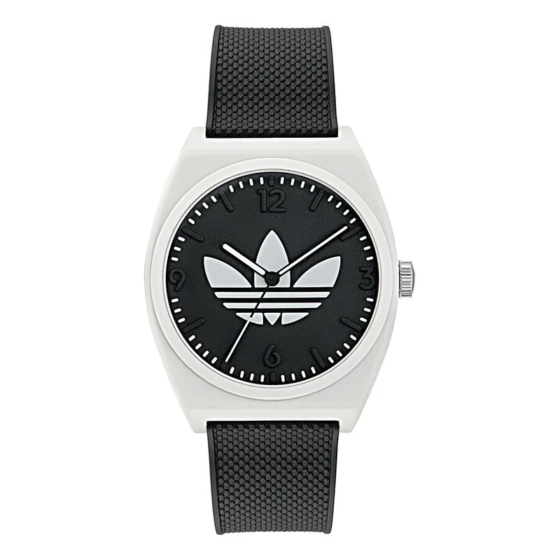 Unisex Solar Powered Style Watches-Adidas Originals Project Two Unisex Black Watch AOST23550