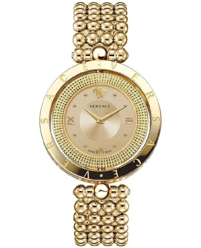 Men's Swiss Watch Brands-Versace Ladies Watch Eon 34mm Gold Bracelet VE7901623