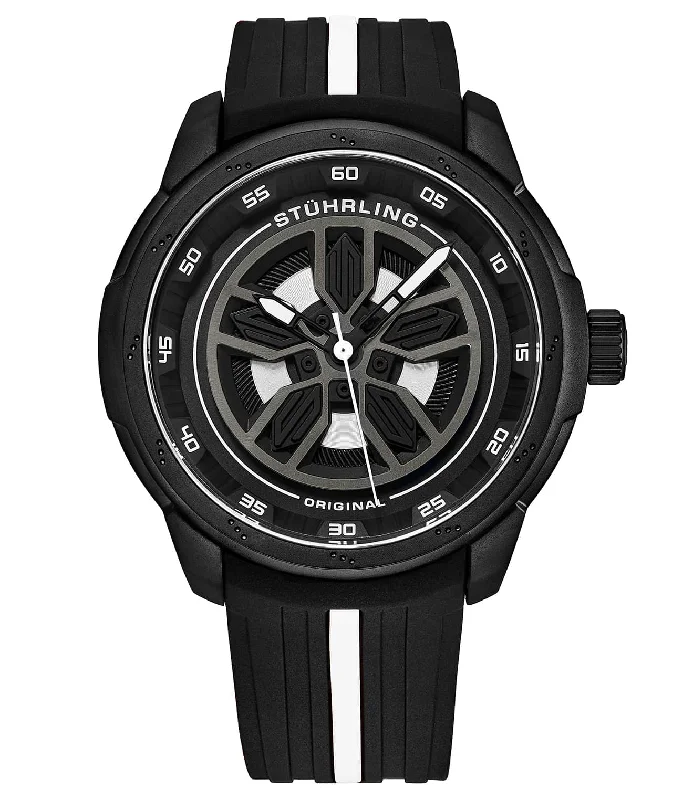 Black Dial / Black Case / Black Rubber Strap Black Tang Buckle 4