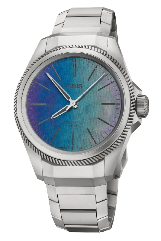 Men's White Dial Dress Watches-Oris ProPilot X Calibre 400 'Laser' 01 400 7778 7150-07 7 20 01TLC