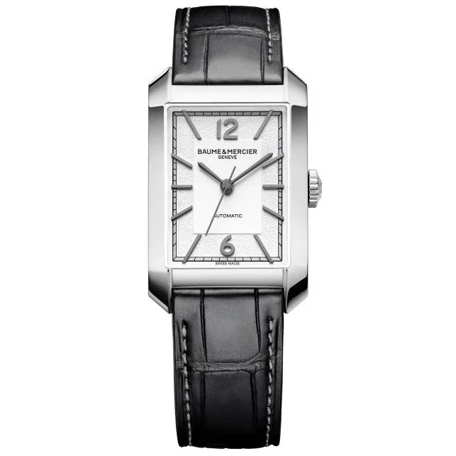 Men's Swiss Watch Models-Baume & Mercier Men's Black Hampton Watch 10522