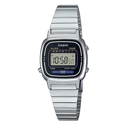 Men's Classic Watch Birthday Edition-Casio Ladies Watch Digital Vintage Classic Flat Link Black LA670WD-1DF Men's Classic Watch Birthday Edition-Casio Ladies Watch Digital Vintage Classic Flat Link Black LA670WD-1DF