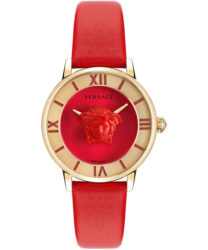 Men's Swiss Watch Factory-Versace Ladies Watch La Medusa Red VE2R00722