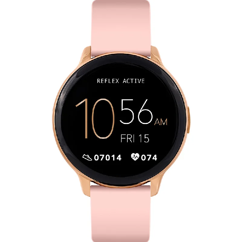 Mens Eco-Drive Style Smart Watches-Reflex Active RA14-2142 Series 14 Sport Smartwatch