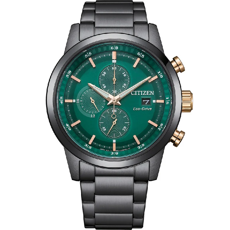 Men's Luxury Design Digital Watches-Citizen Eco-Drive CA0746-85X Chronograph