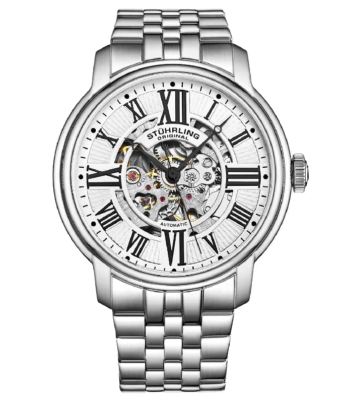 Men's Vintage Heritage Watches-Atrium 4031 Automatic 42mm Skeleton