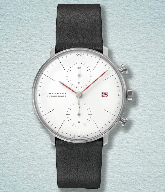 Men's Chronograph Watches with Tachymeter -Max Bill Chronoscope Bauhaus