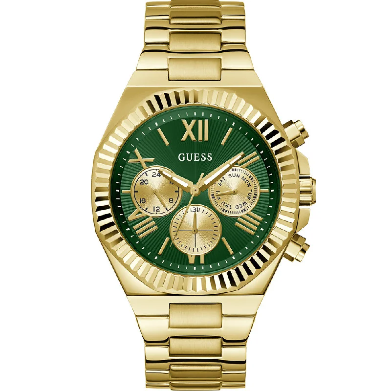 Men's Monogrammed Style Men's Digital Watches-Guess Equity GW0703G2 Multi-Function