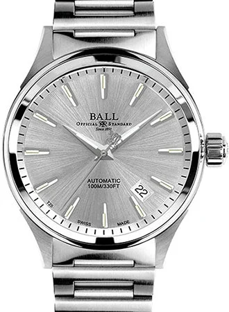 Men's Casual Wear Style Dress Watches-Fireman Victory Silver Ref. NM2098C-S3J-SL