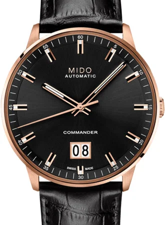 Men's Asian Made Dress Watches-Commander Big Date Rose Gold Ref. M021.626.36.051.00