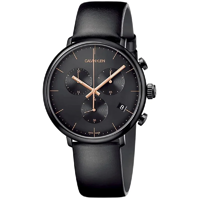 Men's Swiss Special Edition-Calvin Klein Watch High Noon Black K8M274CB