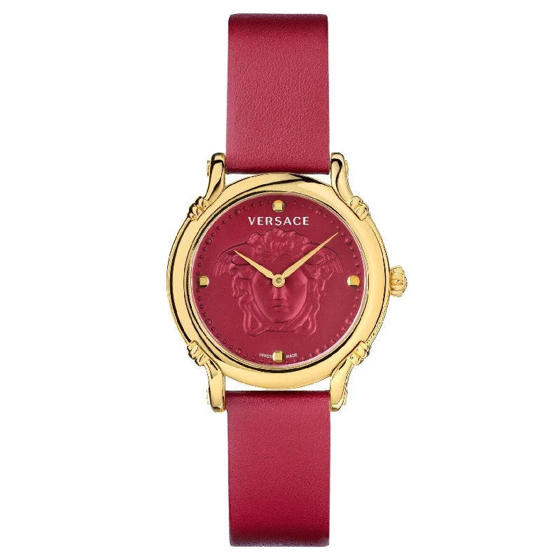 Men's Swiss Analog Edition-Versace Safety Pin Ladies' Red Watch VEPN00220