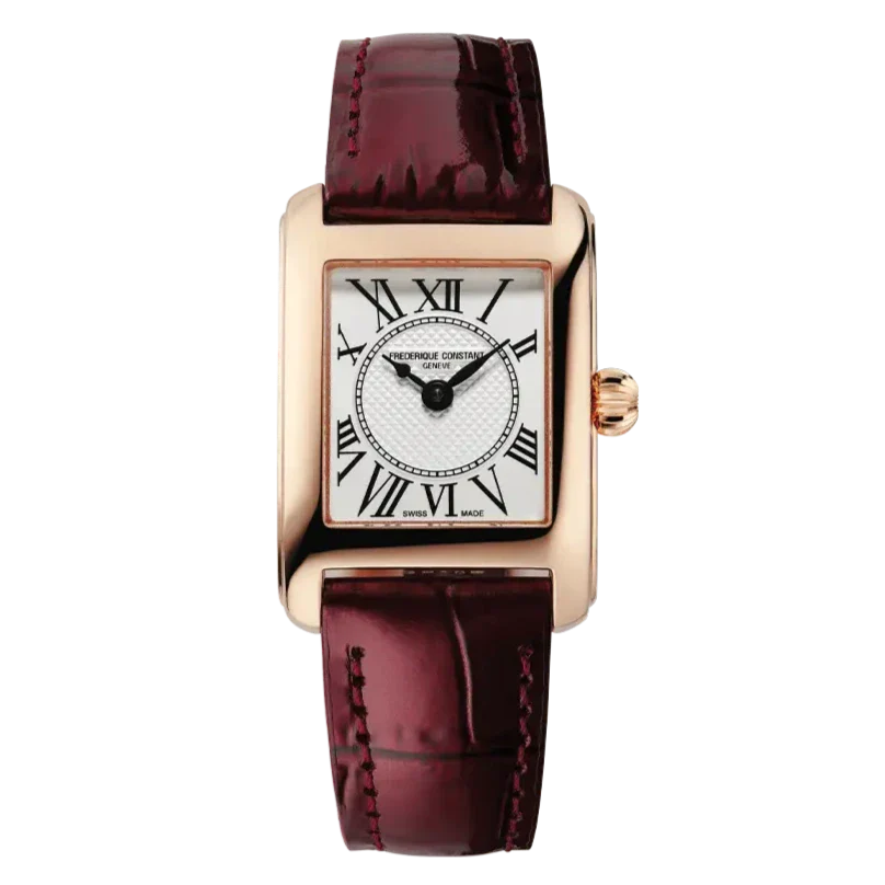 Men's Digital Design Men's Watches-Frederique Constant Ladies Watch Classic Carree Rose Gold FC-200MC14 Men's Digital Design Men's Watches-Frederique Constant Ladies Watch Classic Carree Rose Gold FC-200MC14