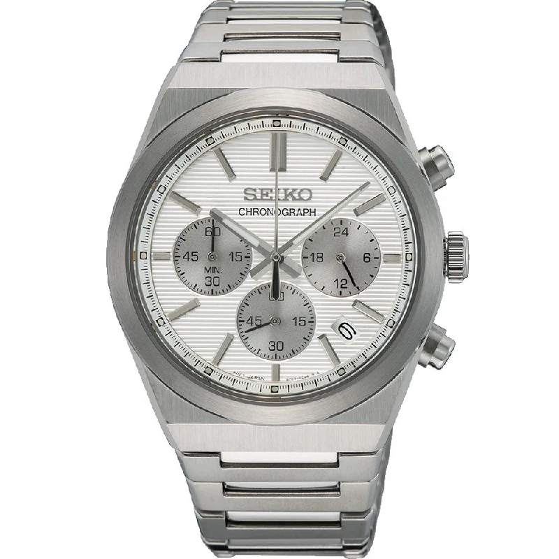 Men's Minimalist Design Digital Watches-Seiko SSB451P Chronograph