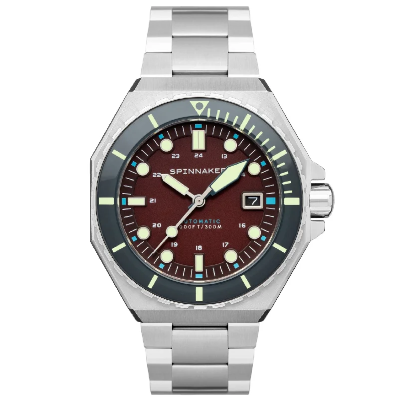 Men's Automatic Wind Style Dress Watches-Spinnaker Bordeaux Dumas Automatic Watch SP-5081-AA