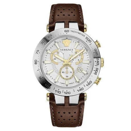 Men's Swiss Christmas Gift Edition-Versace Men's Watch Bold Chrono 46mm White VEJB00122