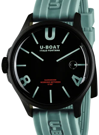 Men's Quartz Watch Wedding Edition-Darkmoon 44mm BK Aquamarine PVD Ref. 9526