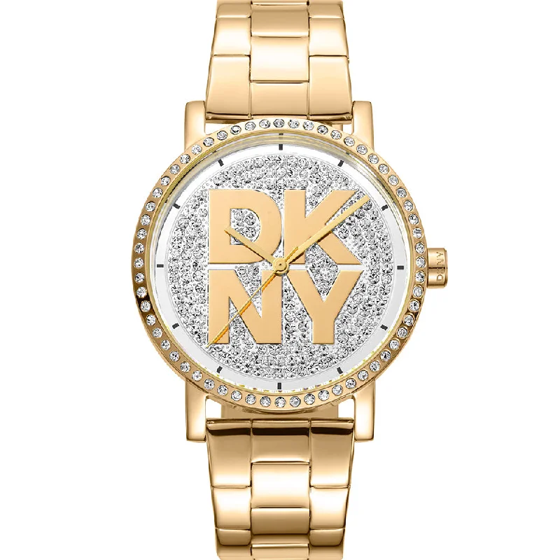 Women's New Year's Eve Dress Watches-DKNY Soho Logo DK1L035M0215