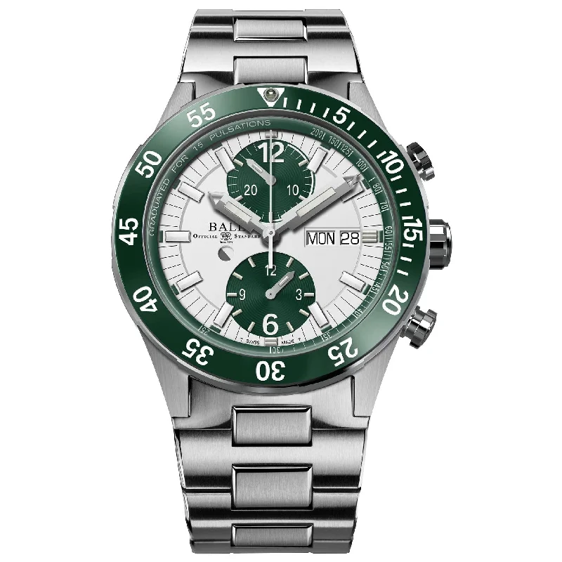 Men's Swiss Kinetic Edition-Ball Roadmaster Rescue Chronograph Men's White Watch DC3030C-S2-WH