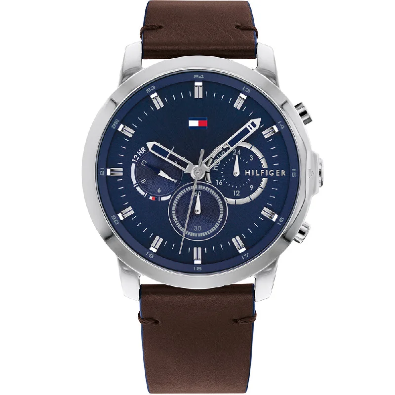 Men's Eco-Drive Style Men's Digital Watches-Tommy Hilfiger 1791797 Multi-Function