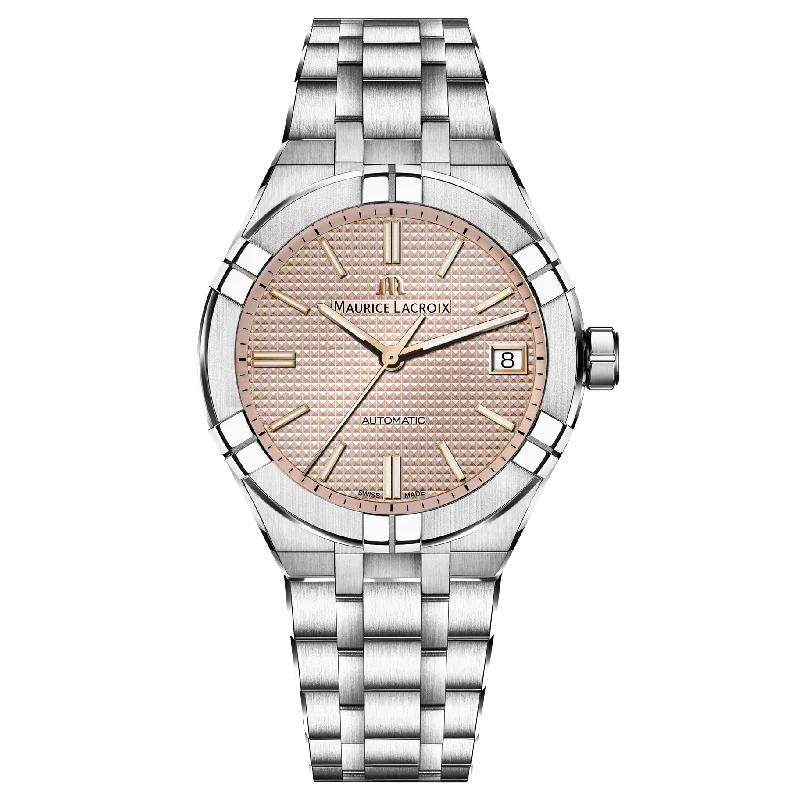 Men's Swiss Watches Sale-Maurice Lacroix Men's Brown Aikon Automatic Watch AI6007-SS002-731-1 Men's Swiss Watches Sale-Maurice Lacroix Men's Brown Aikon Automatic Watch AI6007-SS002-731-1