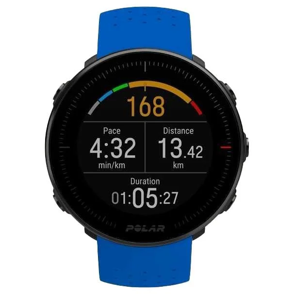 Unisex Monogrammed Style Watches-Polar 90080197 Vantage M Blue Sport Smartwatch
