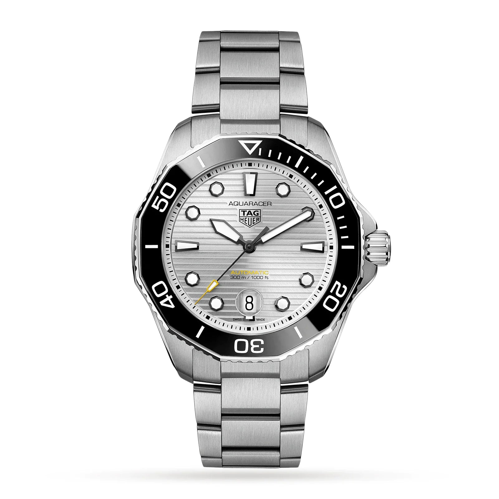 Men's Swiss Seasonal Edition-Tag Heuer Aquaracer Professional 300 Men's Silver Watch WBP201C.BA0632