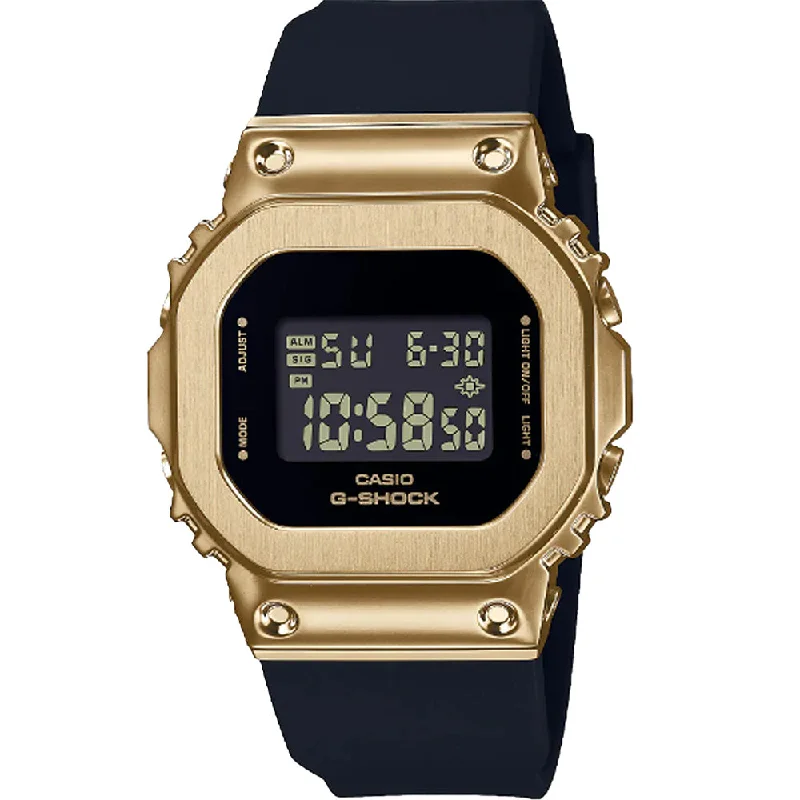 Mens Minimalist Style Smart Watches-G-Shock GM5600G-9 Stay Gold Watch