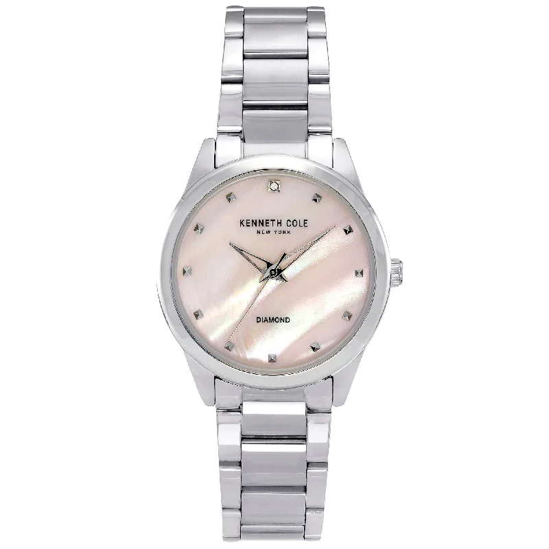 Men's Quartz Movement Dress Watches-Kenneth Cole Ladies Pink Watch KC50938001