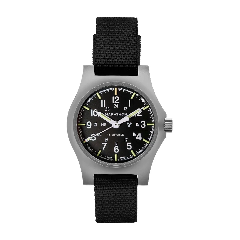 Unisex Engraved Design Watches-36mm Officer's Mechanical (GPM)