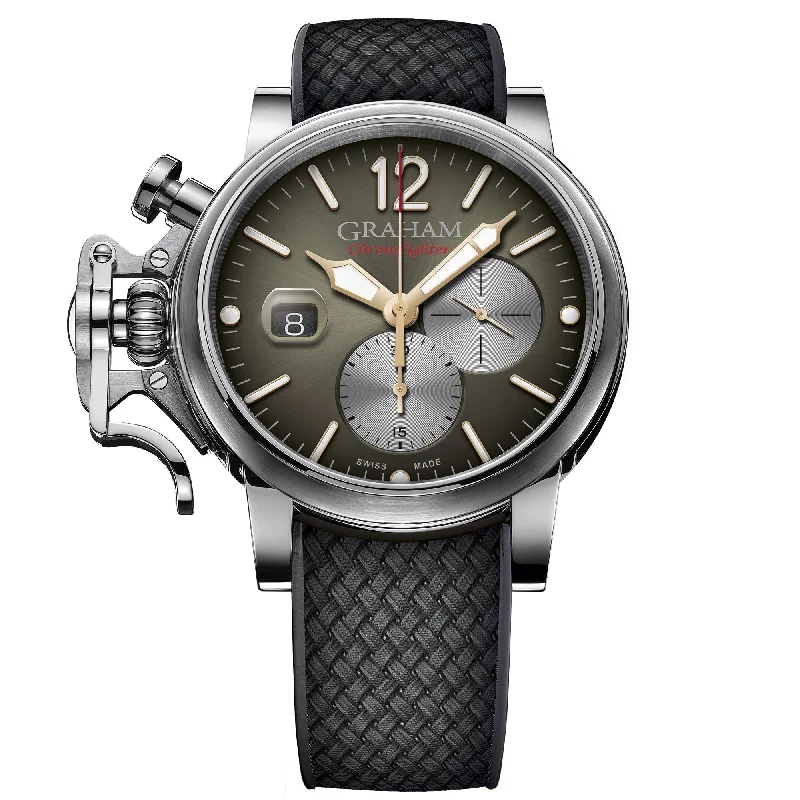 Men's Field Watches Wedding Edition-Graham Black Chronofighter Grand Vintage Watch 2CVDS.C02A Men's Field Watches Wedding Edition-Graham Black Chronofighter Grand Vintage Watch 2CVDS.C02A