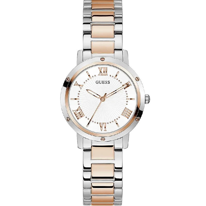 Men's Casual Wear Dress Watches-Guess Dawn Ladies Tow Tone Watch GW0404L3