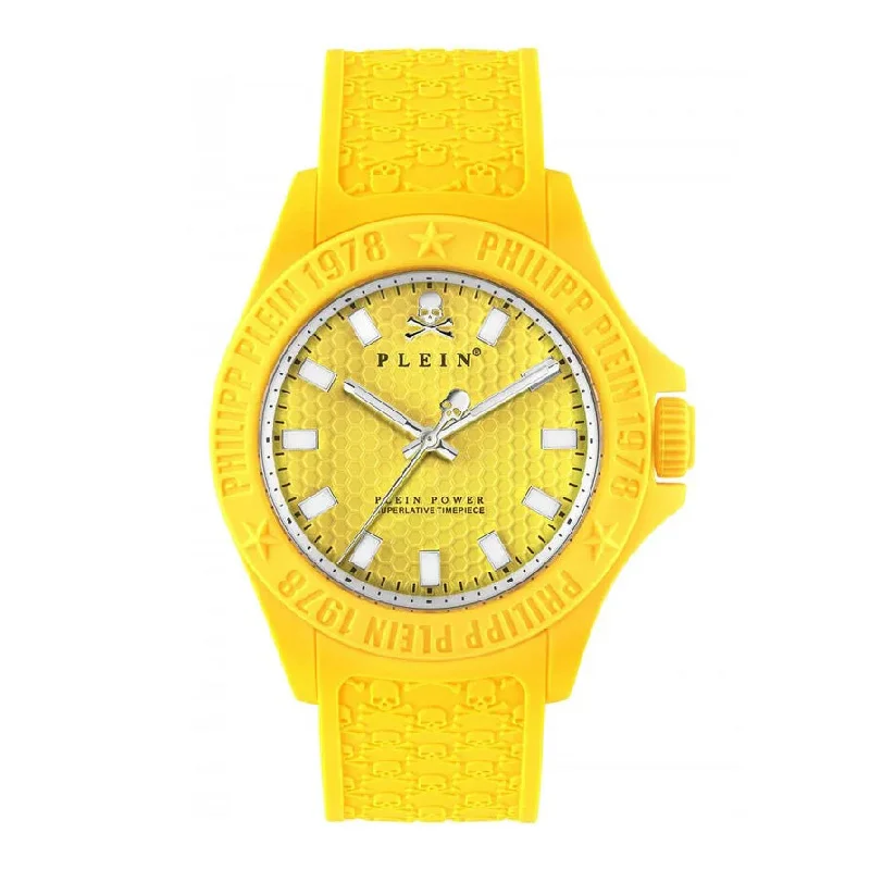 Unisex Stylish Style Watches-Philipp Plein Watch Plein Power Yellow PWKAA1021