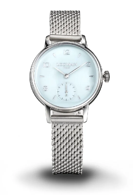 Women's Date Night Style Mechanical Watches-Locman 1960 donna turchese con secondi maglia milano 0258A12A-00GANKB0 Women's Date Night Style Mechanical Watches-Locman 1960 donna turchese con secondi maglia milano 0258A12A-00GANKB0