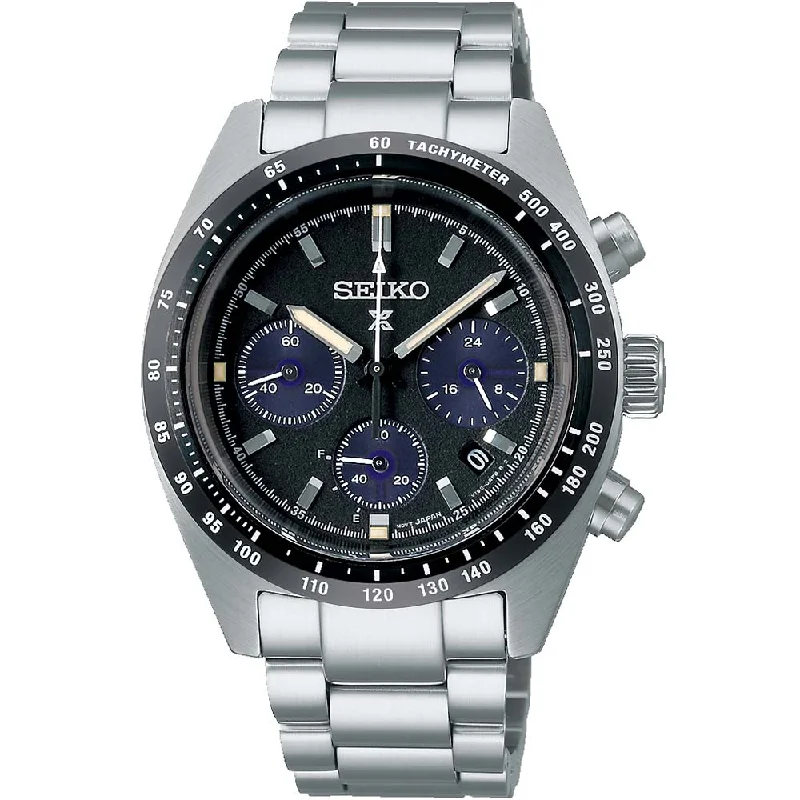 Men's Analog Style Digital Watches-Seiko Prospex Speedtimer SSC819P Chronograph