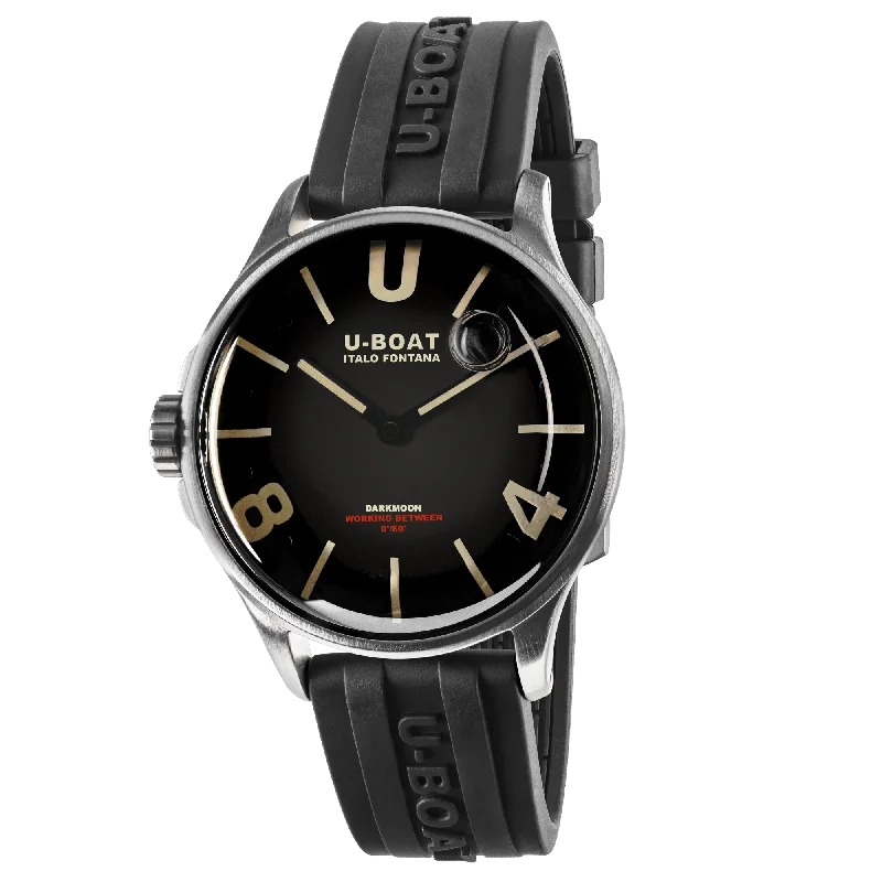 Men's Swiss Digital Edition-U-Boat Watch Darkmoon 40 Steel 9018/A