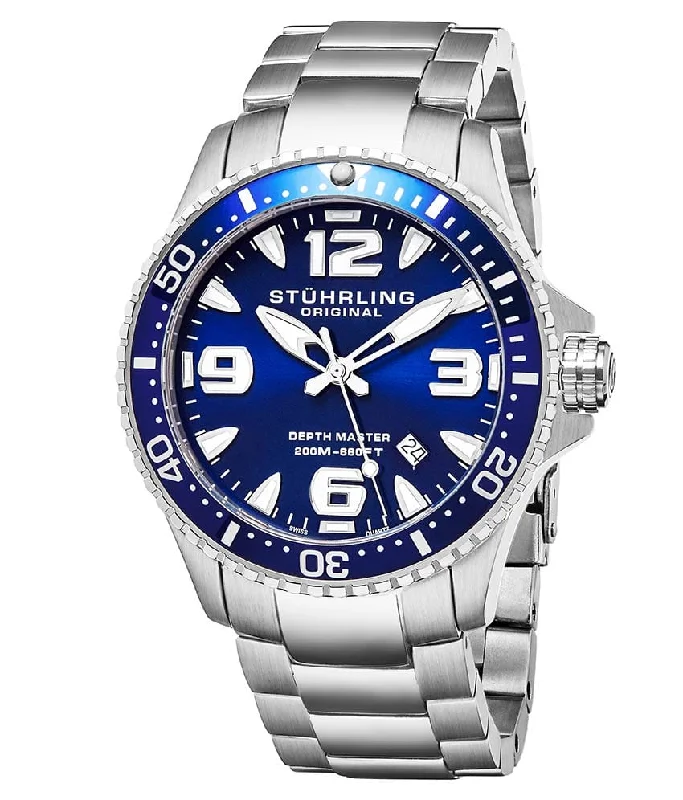 Men's Dive Watches with Anti-Reflective Coating -Regatta 842 Quartz 43mm Diver